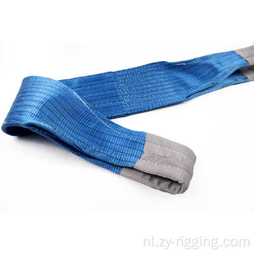 Versterkte oogtype platte dubbele webbing sling riem